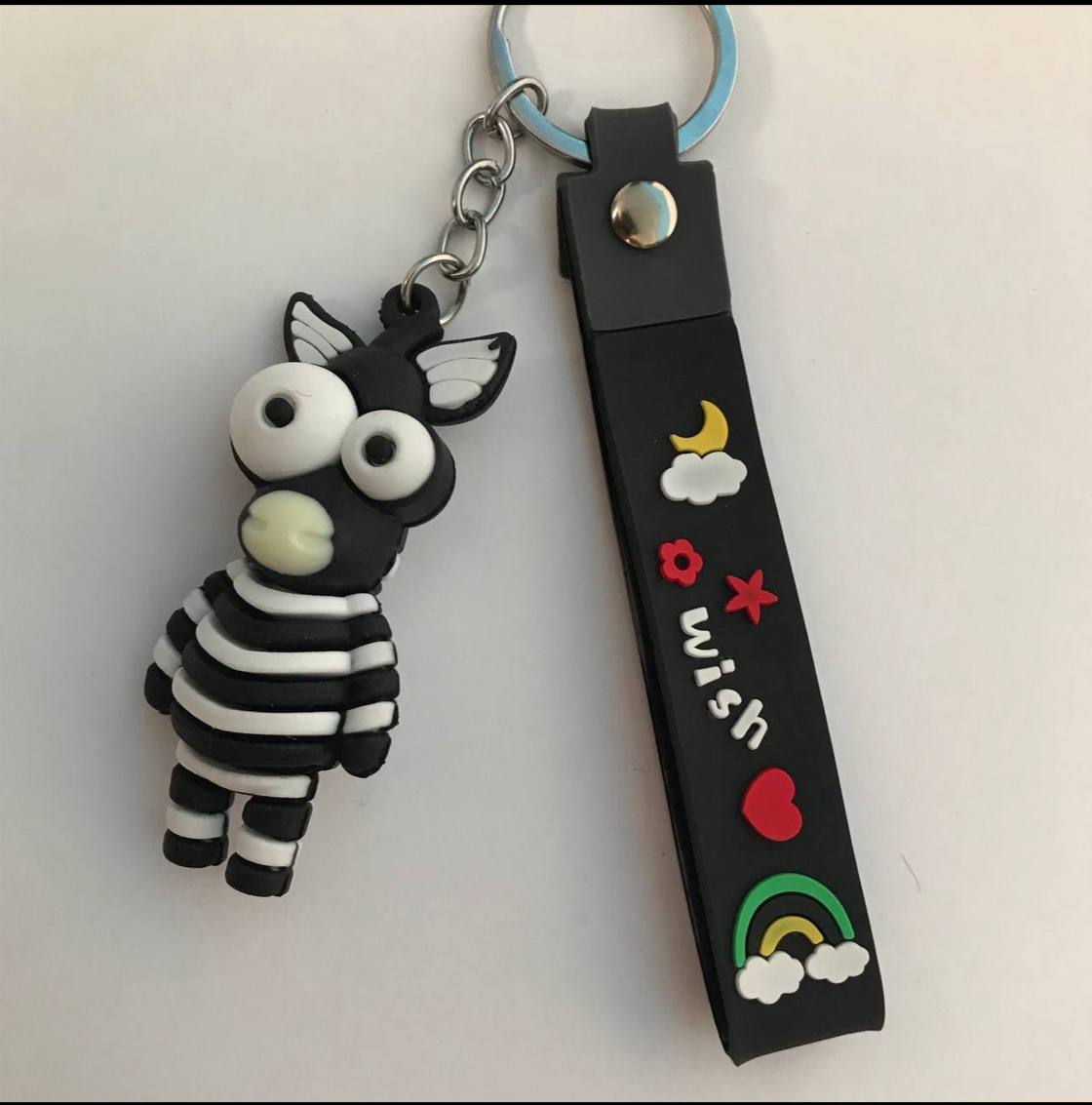 تصویر جاکلیدی گورخر Silicone keychain made in Iran