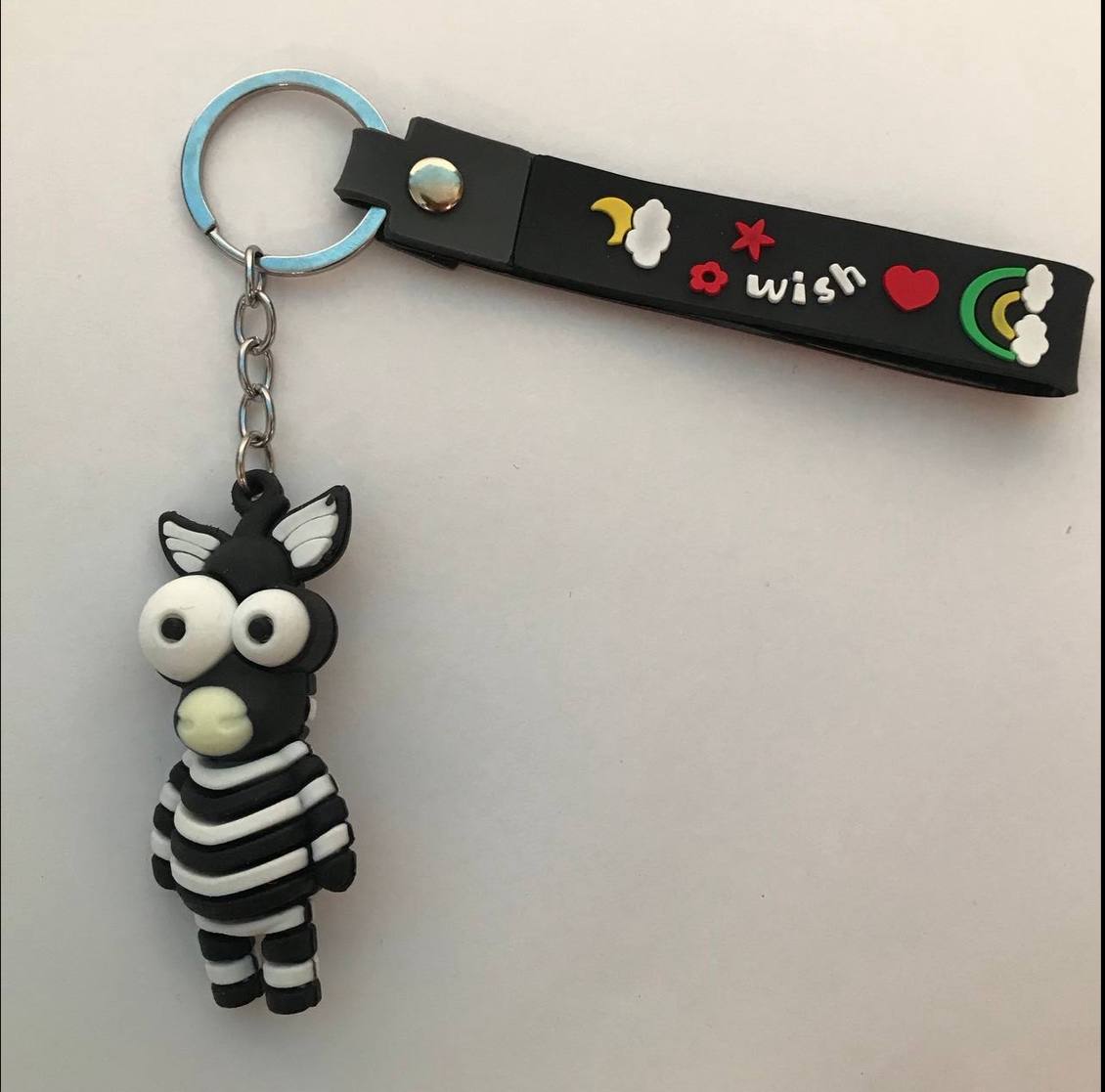 تصویر جاکلیدی گورخر Silicone keychain made in Iran